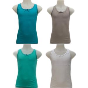 meisjes Hemdje 4 stuks mix 104/110