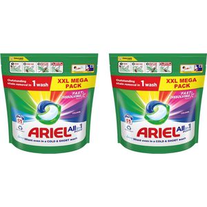 Ariel Wasmiddel - Kleur All in 1 Pods - Wasmiddelcapsules - 2 x 51 Wasbeurten Voordeelverpakking