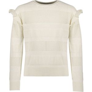 B.Nosy - Sweater - White Pearl - Maat 116