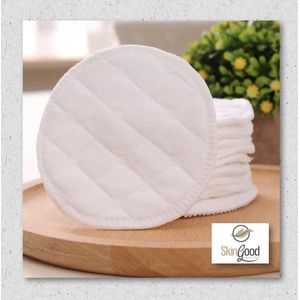 4 Eco friendly milieu bewust! Herbruikbare katoenen - wattenschijfjes - watten pads - 2x2 stuks -