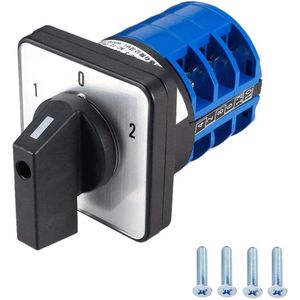 Toggle switch LW28-32 3 positions 12 terminals universal rotating cam selector locking switches 690V 32A