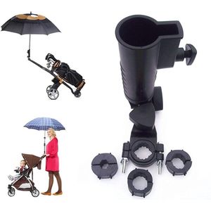 Universele parapluhouder - optionele greepverbindingsmaten - golfwagen fiets - 15 mm 25 mm 30 mm - kinderwagen vissen strandstoel rolstoel met frame parapluhouder voor rollator