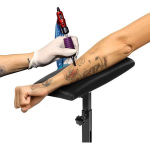 Professionele verstelbare hoogte tatoeage armsteun draagbaar - voor studio's of tatoeages - 63 cm - 95 cm