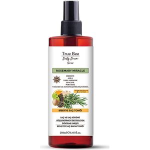 True Bee Daily Dream Care Rosemary Miracle Voor Anti-Haaruitval & Snelle Haargroei, Met Azijn & Kruidenextracten, Hydrateert, Versterkt & Geeft Glans, Zonder Uitspoelen – 100 ml - 250ML