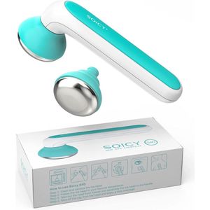 IJsrolstempel voor gezicht en oogmassage - Koude massager met 2 roestvrijstalen hoofden