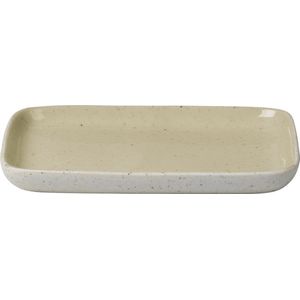 Sablo Schaal 13,5 Cm | Beige / Geel / Goud | Stoneware