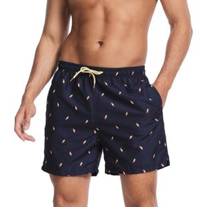 Waterdichte zwembroek voor heren - zwemshorts met mesh-voering en zakken voor zwembad en strand