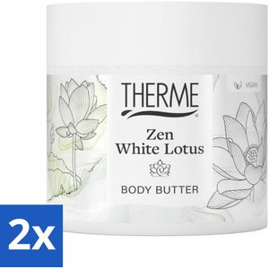 Therme - Zen White Lotus - Bodybutter - Hydraterend - Verzorgend - 225gr - Voordeelverpakking - 2 stuks