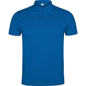 Kobalt Blauwe heren unisex Polo korte mouwen Imperium 220 gram merk Roly maat XXL