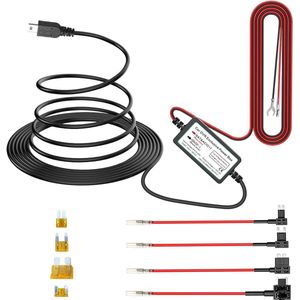 Mini 12V-24V to 5V/2.5A Dash Cam Hardwire Kit for Dash Camera Car Dash Camera Charger Power Cord for Mini USB Dash Cam 320cm Length