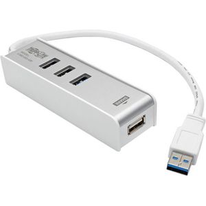 Tripp Lite U360-003-KM interface hub USB 3.2 Gen 1 (3.1 Gen 1) Type-A 5000 Mbit/s Zilver