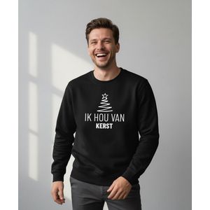 Hou Van Kerst | Sweater - Zwart - S