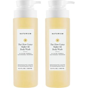 Naturium The Glow Getter Multi-Oil Hydrating Body Wash - Gentle Cleanser Douchegel - Huidverzorging - 2x500ml