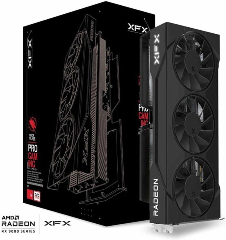 XFX - Swift RX 9060 XT OC - Videokaart - 16 GB - Triple Fan Koeling