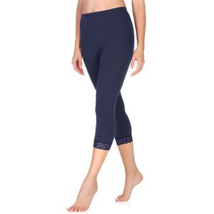 Merry Style - MS-MS10-290-LE - Capri Leggings - Marineblauw - 3/4 Lengte met Kant - Viscose