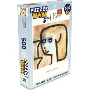 Puzzel Paul Klee - Kunst - Girl in mourning - Legpuzzel - Puzzel 500 stukjes