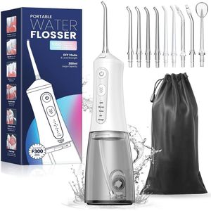 Draadloze Waterflosser met 5 Modi en 9 Sproeiers - USB-C Oplaadbaar en IPX7 Waterdicht