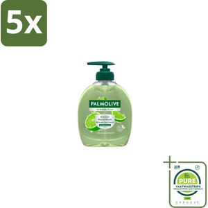 5 x Palmolive - Handzeep - Met Pomp - Hygiëne Plus Kitchen - 300ml - Grootverpakking - Keukenhandzeep - Antibacterieel - Anti-geur - Hygiëne - Handen Reinigen