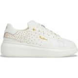 Pepe Jeans - PLS000002 Yara Sweet - Leren Sneakers - Wit - Casual