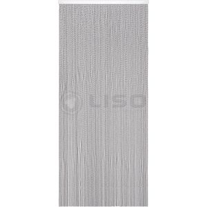 Liso Helena / Manacor Vliegengordijn Draadgordijn Kant en Klaar 100 x 260 cm - Kunststof - Transparant met Zwart - Deurhor - Deurgordijn - Tegen Vliegen - Nauwsluitend - Horgordijn - Gordijn