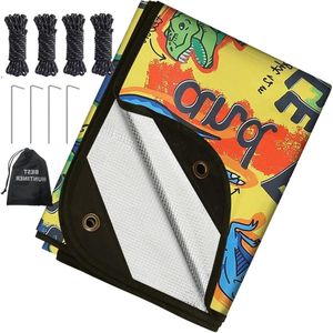 Geïsoleerde Reflecterende Tarpaulin Thermische Deken - 150cmx213cm Waterdicht voor Redding Camping Wandelen