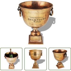 The Living Store Prijzenbeker champagnekoeler koperbruin - Champagne Koeler - Koper Champagnekoeler - Prijs Beker Champagnekoeler - Champagnekruik - Wijndrankje