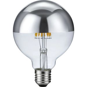 123led - Kopspiegel Bollamp - Extra Warm Wit - Dimbaar - E27-Fitting