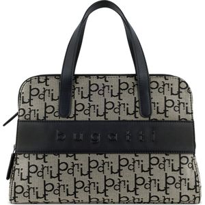 bugatti Leren Handtas Schoudertas Daphne Ladies Bag Black Zwart
