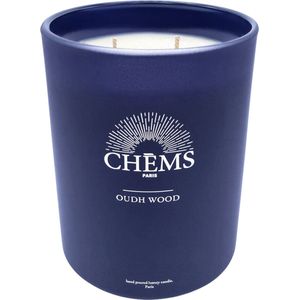 Chems Paris - Geurkaars Large (330gr) - Geur Oudh Wood