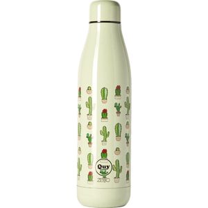 Quy Cup - 500ml Thermosfles “Cactus” 12 uur heet 24 uur koud herbruikbaar RVS fles (304)