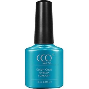 CCO Shellac - Gel Nagellak - kleur Clean Sky 68061 - Blauw - Semi transparante kleur - 7.3ml - Vegan