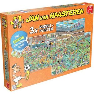 Puzzel Jan Van Haasteren 3 In 1 Voetbal