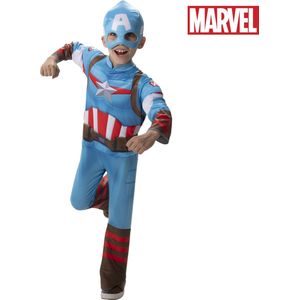 Captain America Kostuum voor Peuters (Marvel, maat 3-4 jaar)