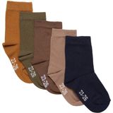 Minymo Sokken - 5-pack - Multi - Gedroogd Herbs - Minymo - 15/18 - Sokken