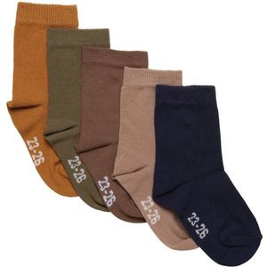 Minymo Sokken - 5-pack - Multi - Gedroogd Herbs - Minymo - 19/22 - Sokken