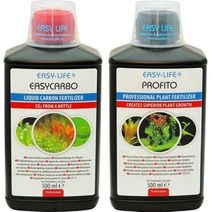 EasyLife - EasyCarbo + Easy Life Profito - 2x 500ml - Complete plantenvoeding voor alle aquariumplanten