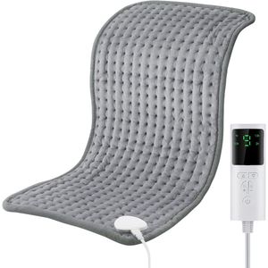 Warmtekussen Oplaadbaar - Elektrisch Warmtekussen - Draadloos Warmtekussen - Herlaadbaar - Verwarmd Kussen - Warmtekussen Rug - Warmtekussen Nek - Pijnverlichting - Comfort & Ontspanning