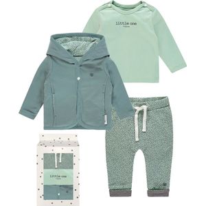 Noppies Gift Set(3delig) Unisex Vest Tweezijdig, Broekje en shirt Mint - Maat 50