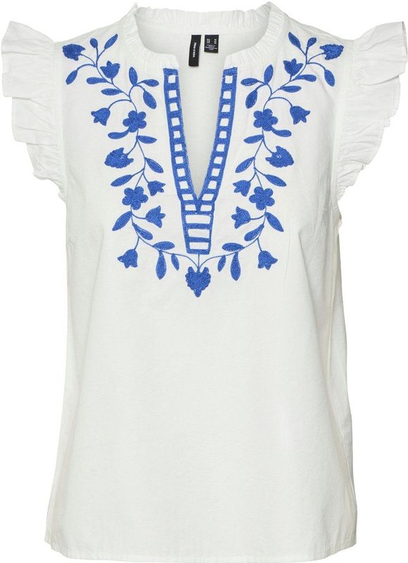 Vero Moda Vacation Mouwloze Blouse