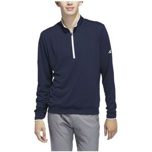 Adidas Core Lightweight Sweatshirt Met Halve Rits Blauw S Man