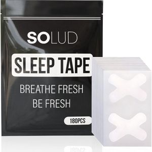 Solud® Mond Tape 180 Stuks - Anti Snurk Tape - Mondpleisters - Slaap tape - MondTape - Laat niet los!