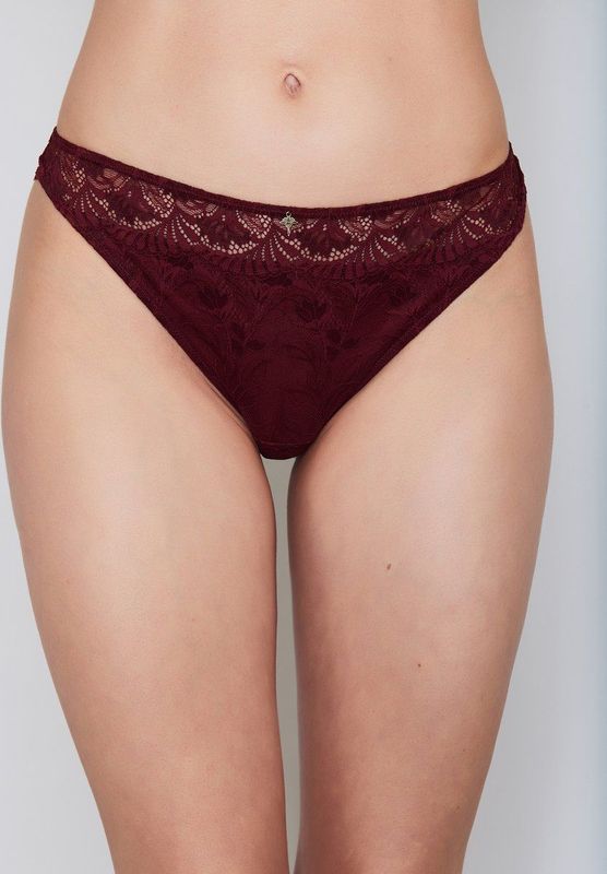 Joop! - String Beautiful Thong - Elegant - Met Fijne Spitze en Microfaser