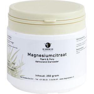 De groene os Magnesiumcitraat paard & pony 500gr