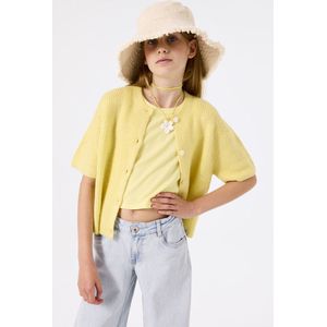 GARCIA Meisjes Vest Geel Korte mouw