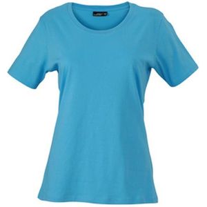 James and Nicholson Dames/dames Basic T-Shirt (Hemelsblauw)