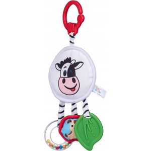 kinderwagen rammelaar/ speelgoed/ black friday/ baby spiegel/ speeltjes/sinterklaas/ kerstcadeau/baby spiegel/Cartoon Pluche Dier Rammelaar Bel Wandelwagen Baby Winkelwagen/ speelgoed voor baby / monochrome speelgoed/ twee kanten speelgoed