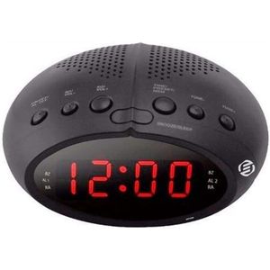 Equivera Wekkerradio Op Netstroom - Klokradio - Wekkerradio - Klokradio Met Wekker - Wekkerradio Dab - Wekker Dab Radio