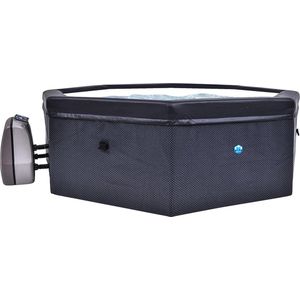 Draagbare Achthoekige Spa voor 4-6 Personen met Verwarming en Waterfilterpomp – Compact en Comfortabel