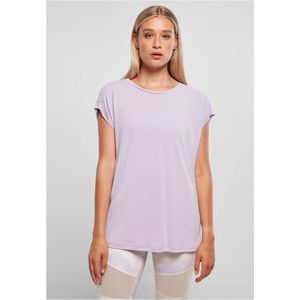 Urban Classics - Modal Extended Shoulder Dames T-shirt - S - Paars
