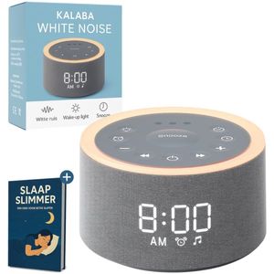 Kalaba White Noise – Slaaptrainer met Nachtlampje – Witte Ruis & Timer